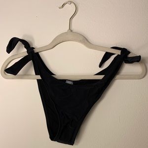 Aerie High Waisted Black Bikini Bottoms, size m